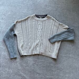 Cotton by Autumn Cashmere Colorblock Knit Sweater